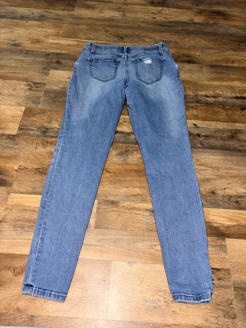 Isabel Maternity Jeans XS Distressed Skinny Light Wash Stretch Denim Target - Picture 7 of 8